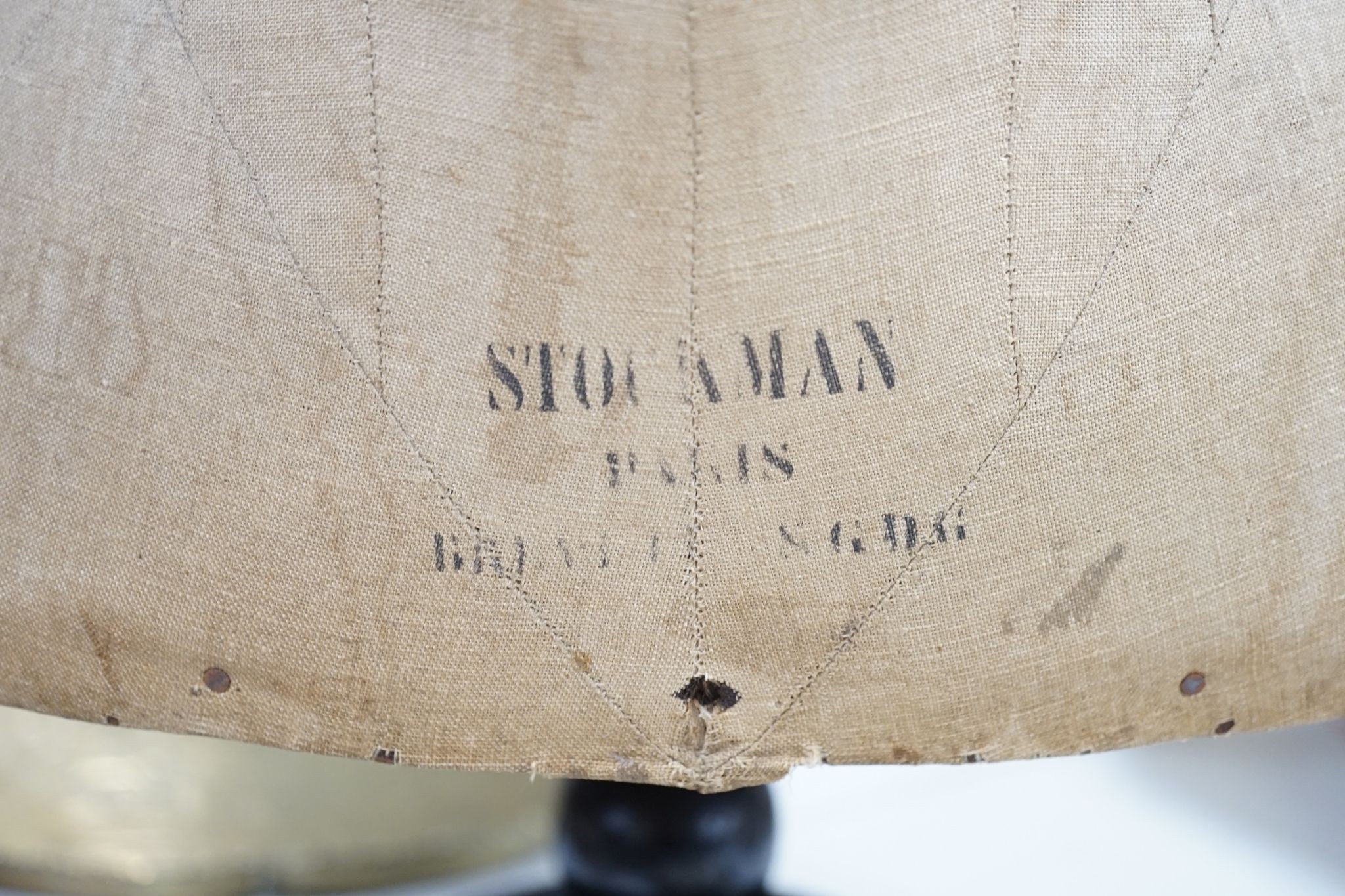 An early Stockman shop-keeper's mannequin or tailor’s dummy, 84 cm high
